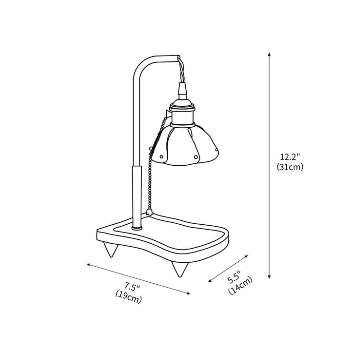 Argand Table Lamp 7.5" – detail 3