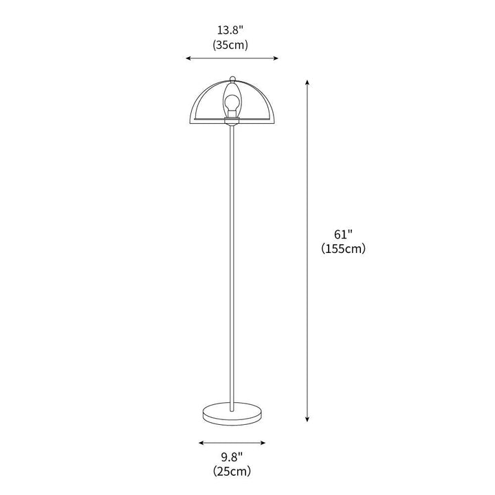 Edinburgh Floor Lamp 13.8" – detail 3
