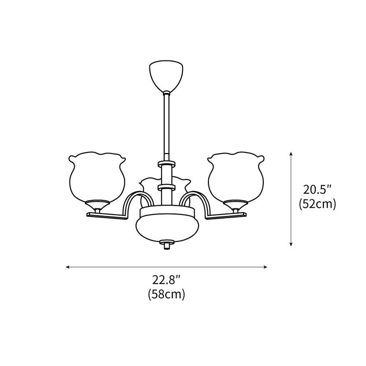 Keston Polished Chrome Chandelier – detail 3
