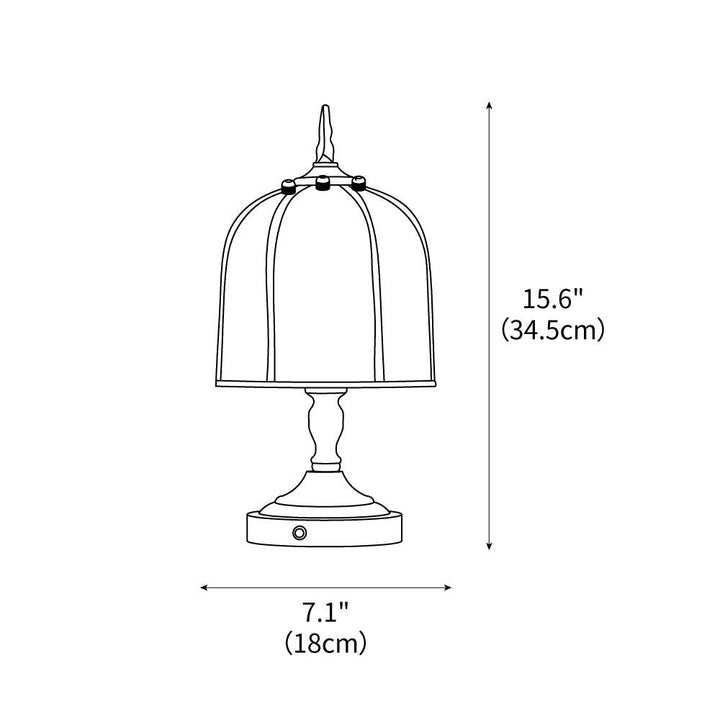 Leonore Metal Table Lamp 7.1" – detail 3