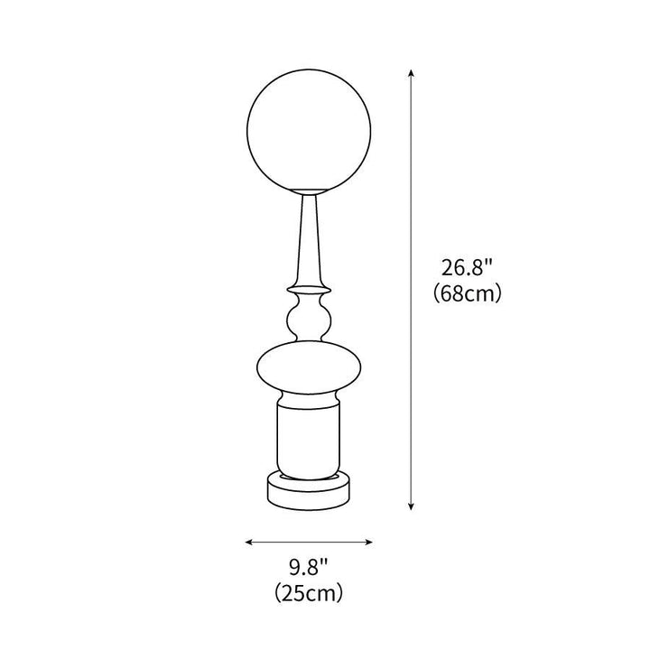 Melrose Table Lamp 4.9" – detail 3