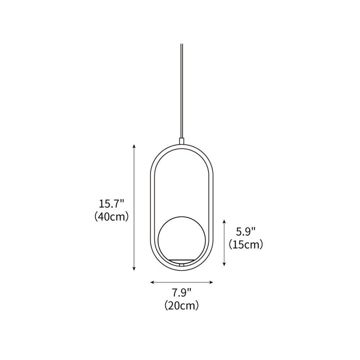 Mila Brass Pendant Lamp – detail 3