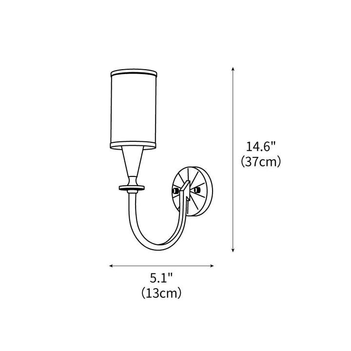 Modern Charleston Wall Sconce 5.1" – detail 3