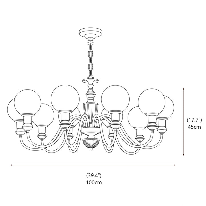 Orbelle Alabaster Chandelier