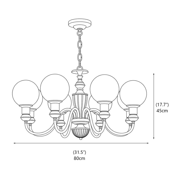 Orbelle Alabaster Chandelier