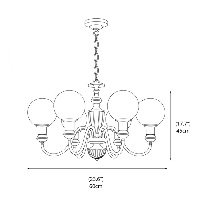Orbelle Alabaster Chandelier
