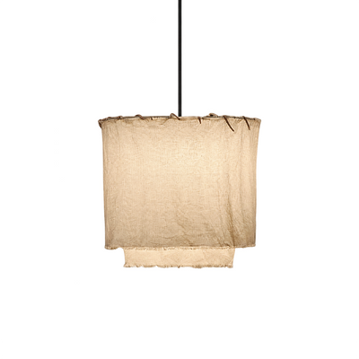 Ansel Raw Linen Pendant