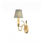 Lampa ścienna Asmora z mosiądzu