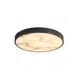 Aureon Alabaster Round Flush Mount