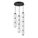 Cylindrical Glass Chandelier
