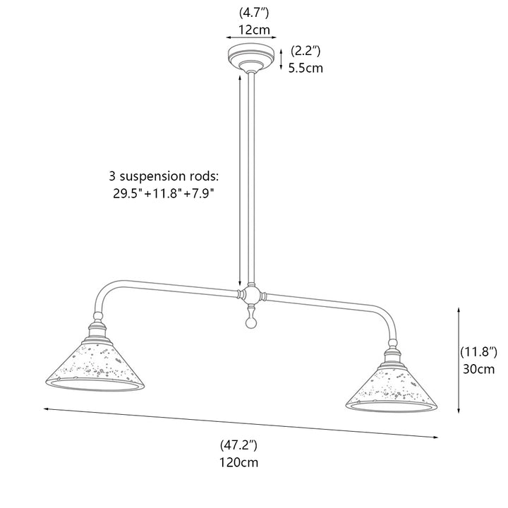 Heirloom Travertine Chandelier