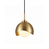 Helmet Brass Pendant Lamp