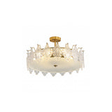 Lyra Glass Semi-Flush Mount Ceiling Light