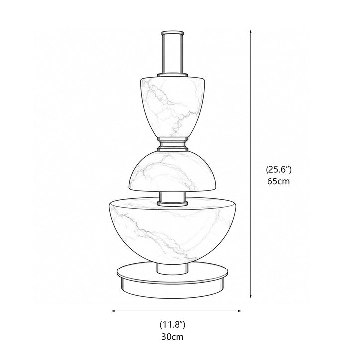 Mathias Alabaster Table Lamp