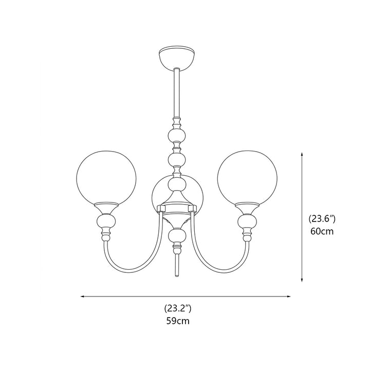 Monique Alabaster Chandelier