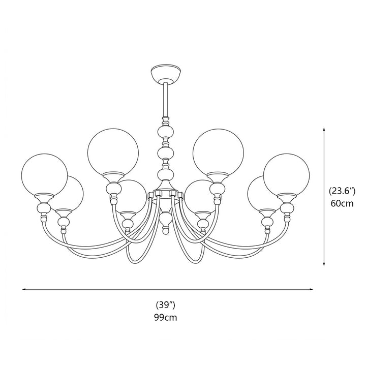 Monique Alabaster Chandelier