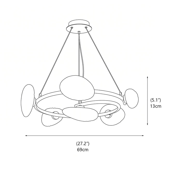 Gino Alabaster Chandelier
