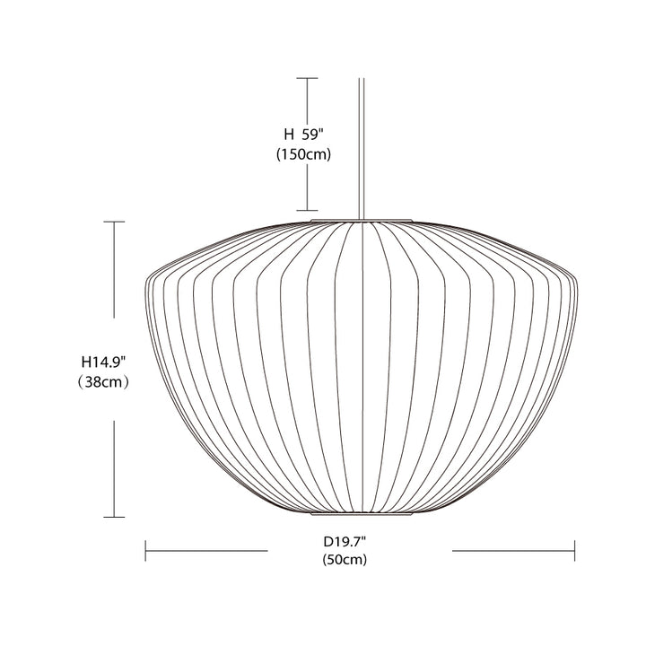 Nelson Bubble Pendant Lamp – detail 9