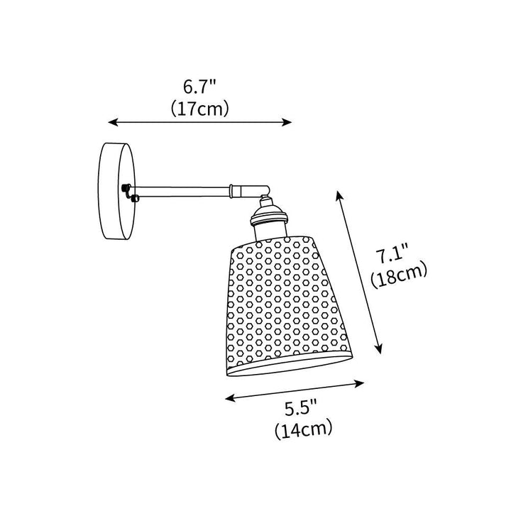 Oriel Swingley Wall Lamp – detail 4