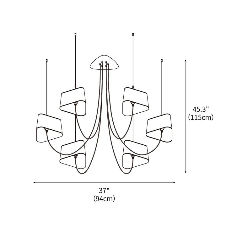 Ruskin Carrie Chandelier – detail 3