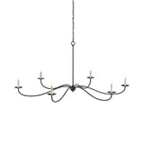 Sinclair Iron Candle Chandelier