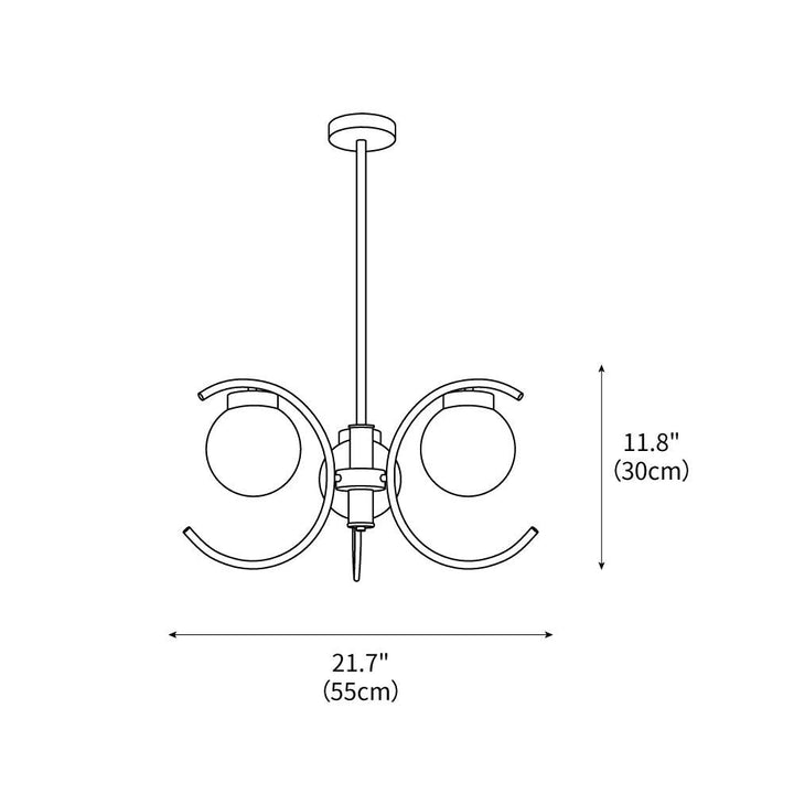 Sputnik Chandelier – detail 3