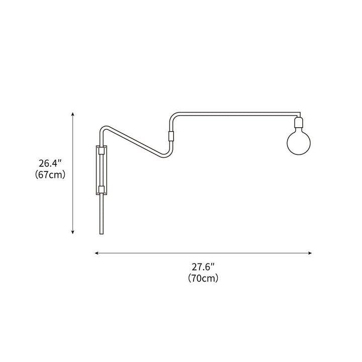 Swing Wall Lamp 27.6" – detail 3