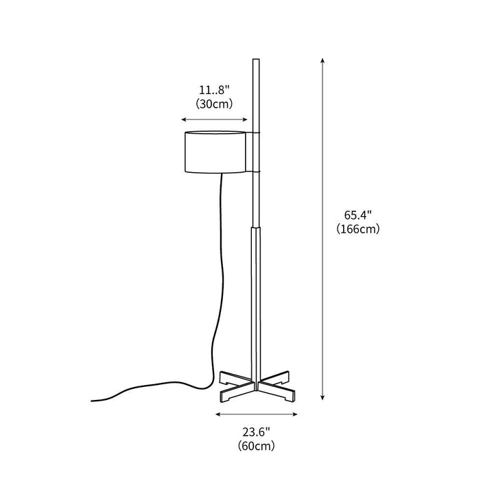 Wood Tmm Floor Lamp 11.8" – detail 3