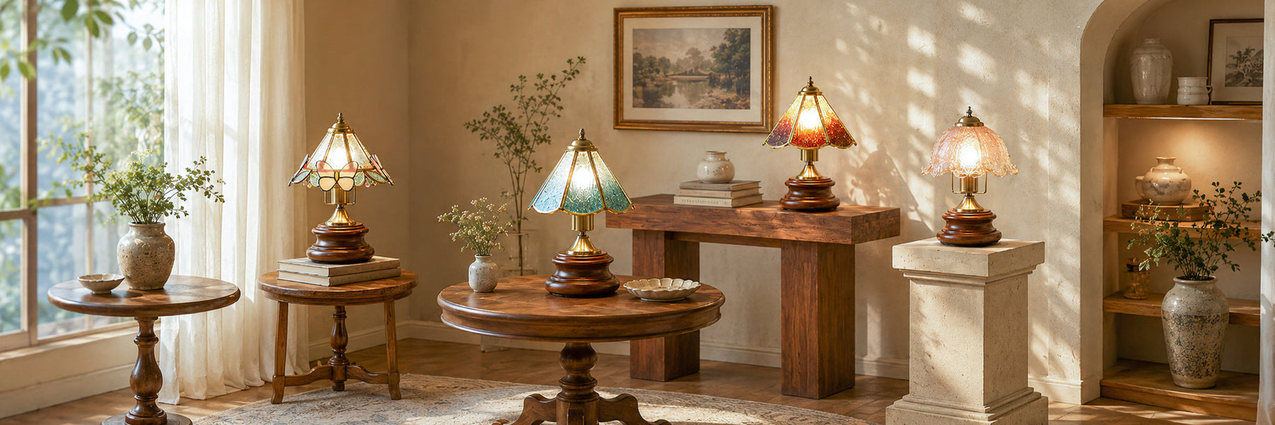 5 Butterfly & Stained Glass Lamps for a Cozy Vintage Home