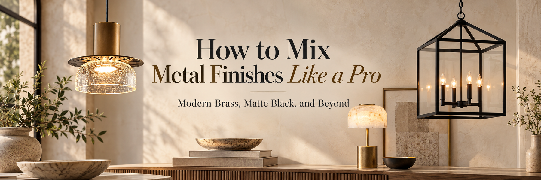 How to Mix Metal Finishes Like a Pro: Modern Brass, Matte Black, and Beyond