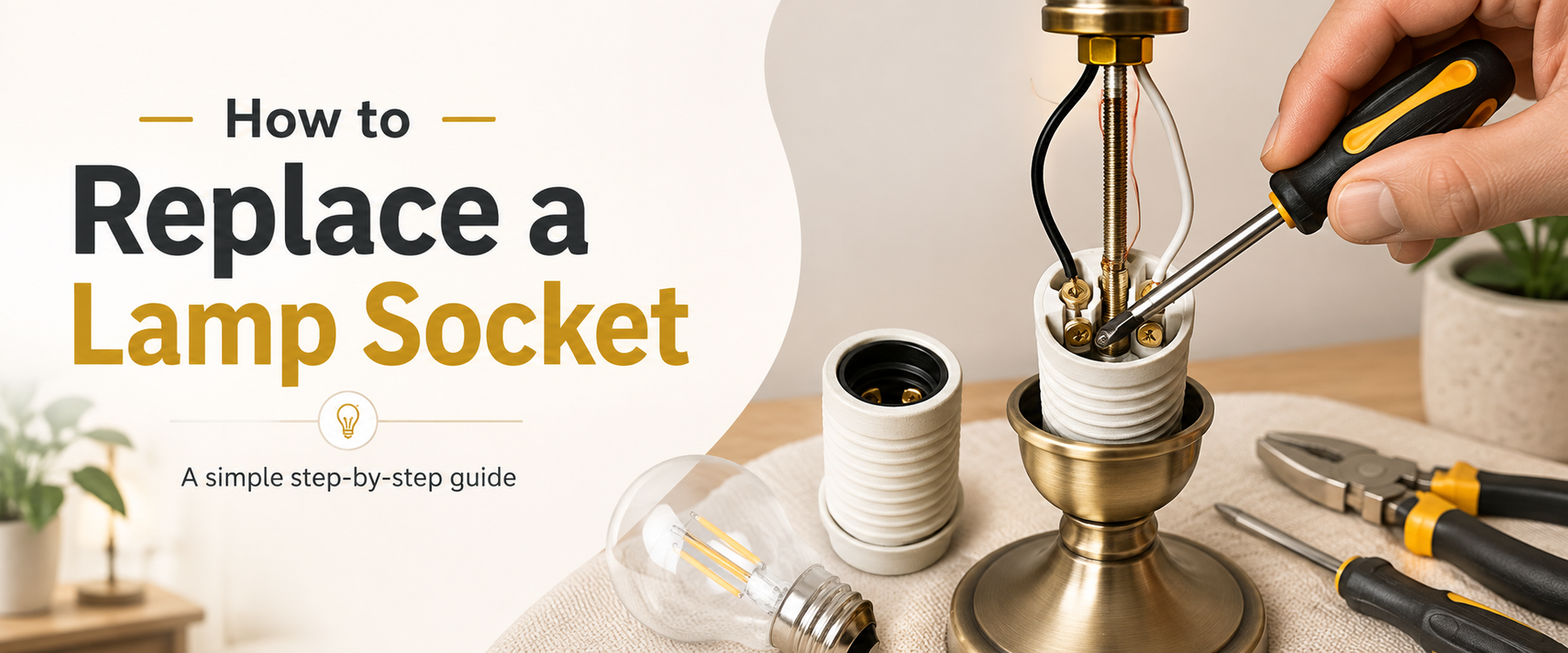 A Simple Guide to Replacing a Lamp Socket