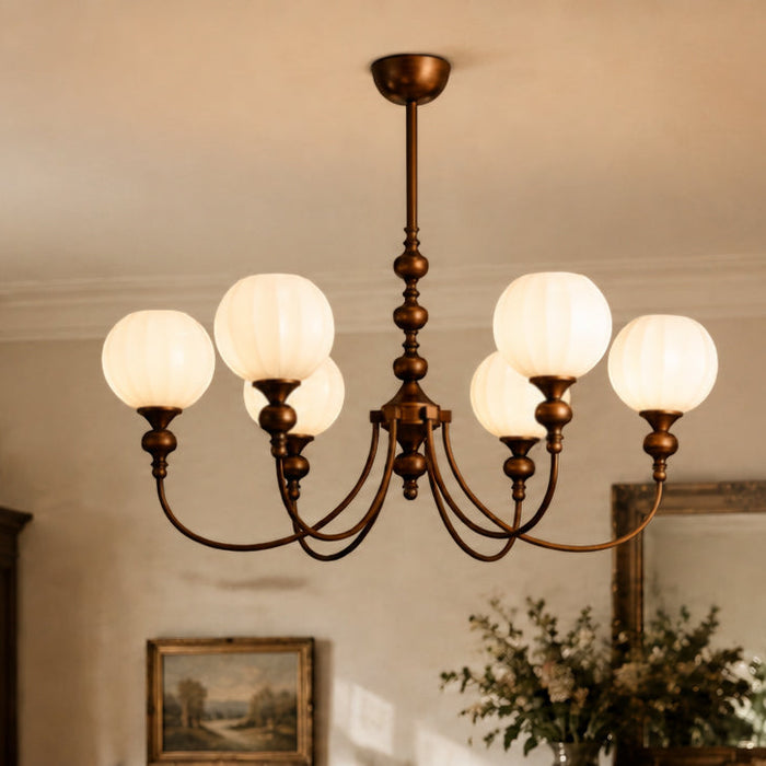 From Sketch to Glow: The Design Story Behind the Retro Monique Chandelier