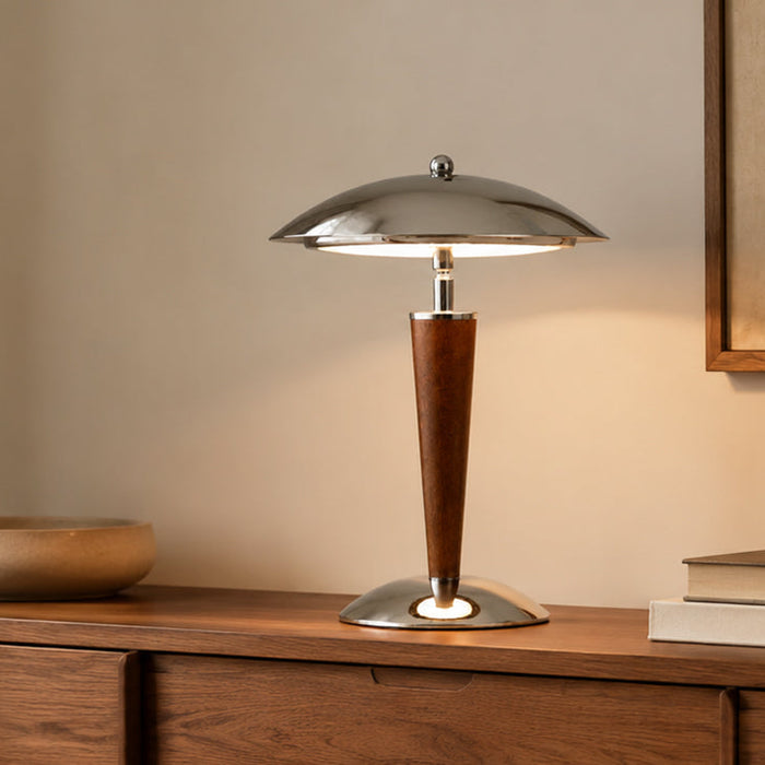 Retro-Futuristic Warmth for Everyday Home Styling: The Volos Dome Table Lamp