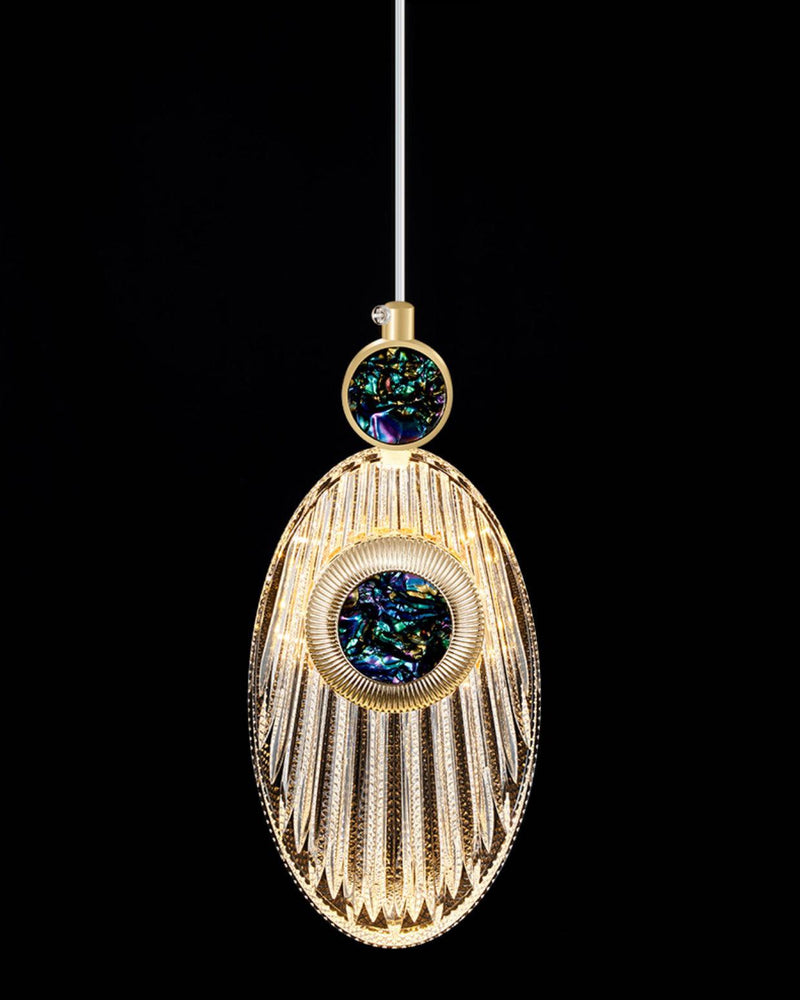 Acrylic Necklace Pendant Light 7.1"