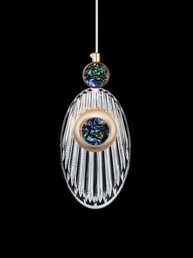 Acrylic Necklace Pendant Light 7.1"