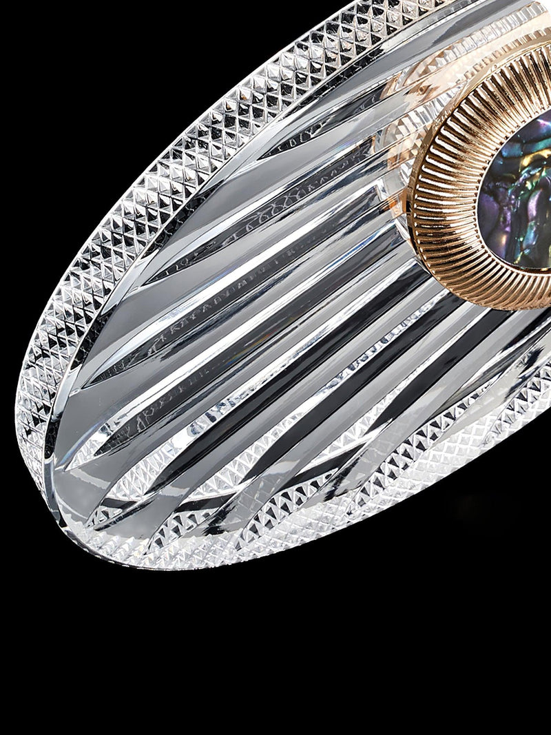 Acrylic Necklace Pendant Light 7.1"