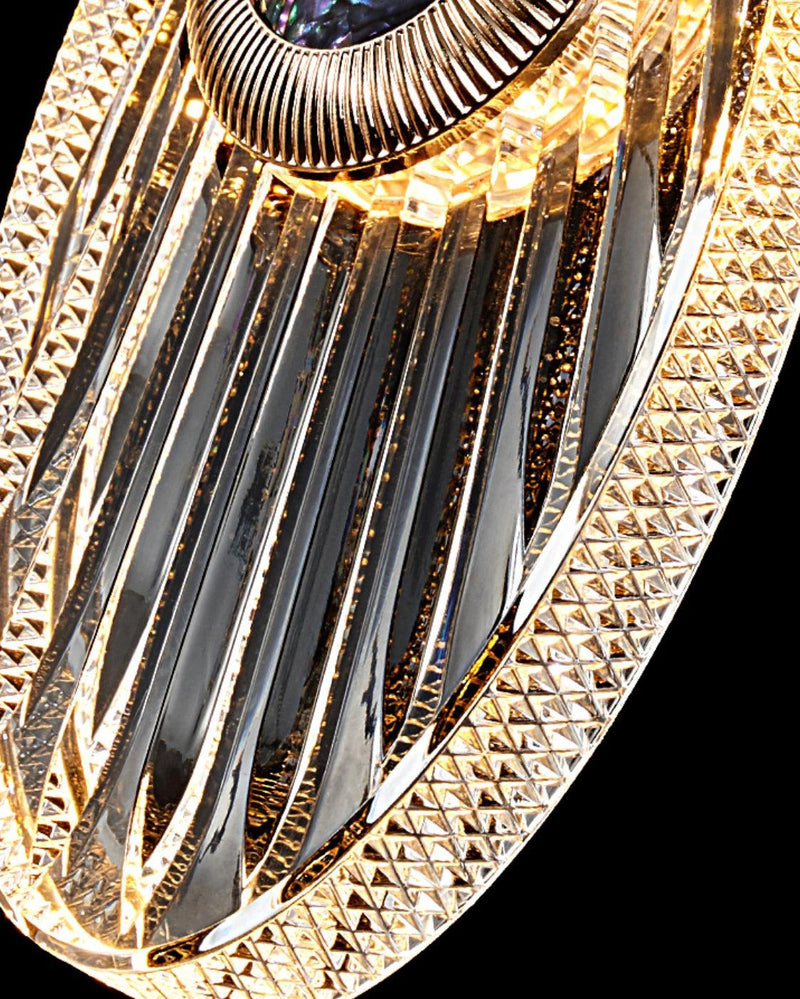 Acrylic Necklace Pendant Light 7.1"