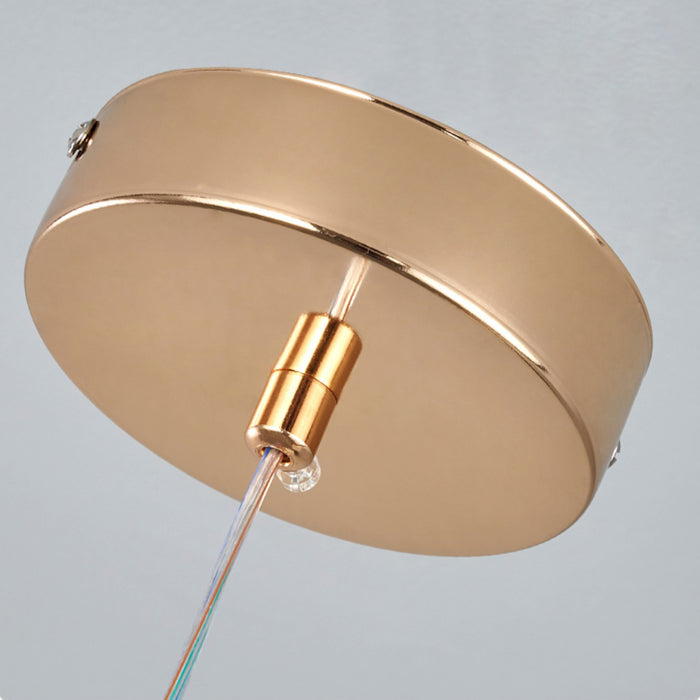 Lampe suspendue collier en acrylique 7,1"
