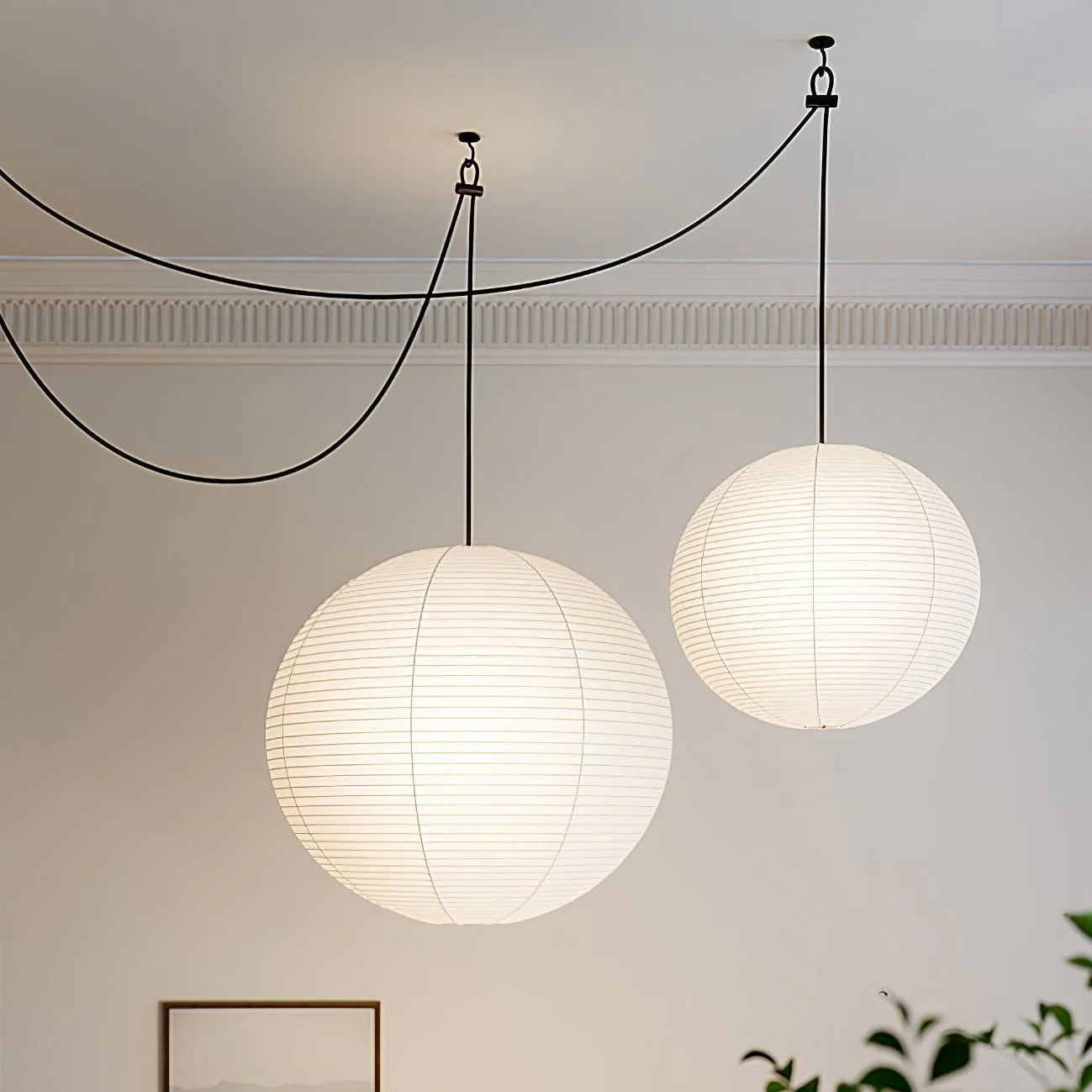 Akari A Pendant Swag Light 15.7