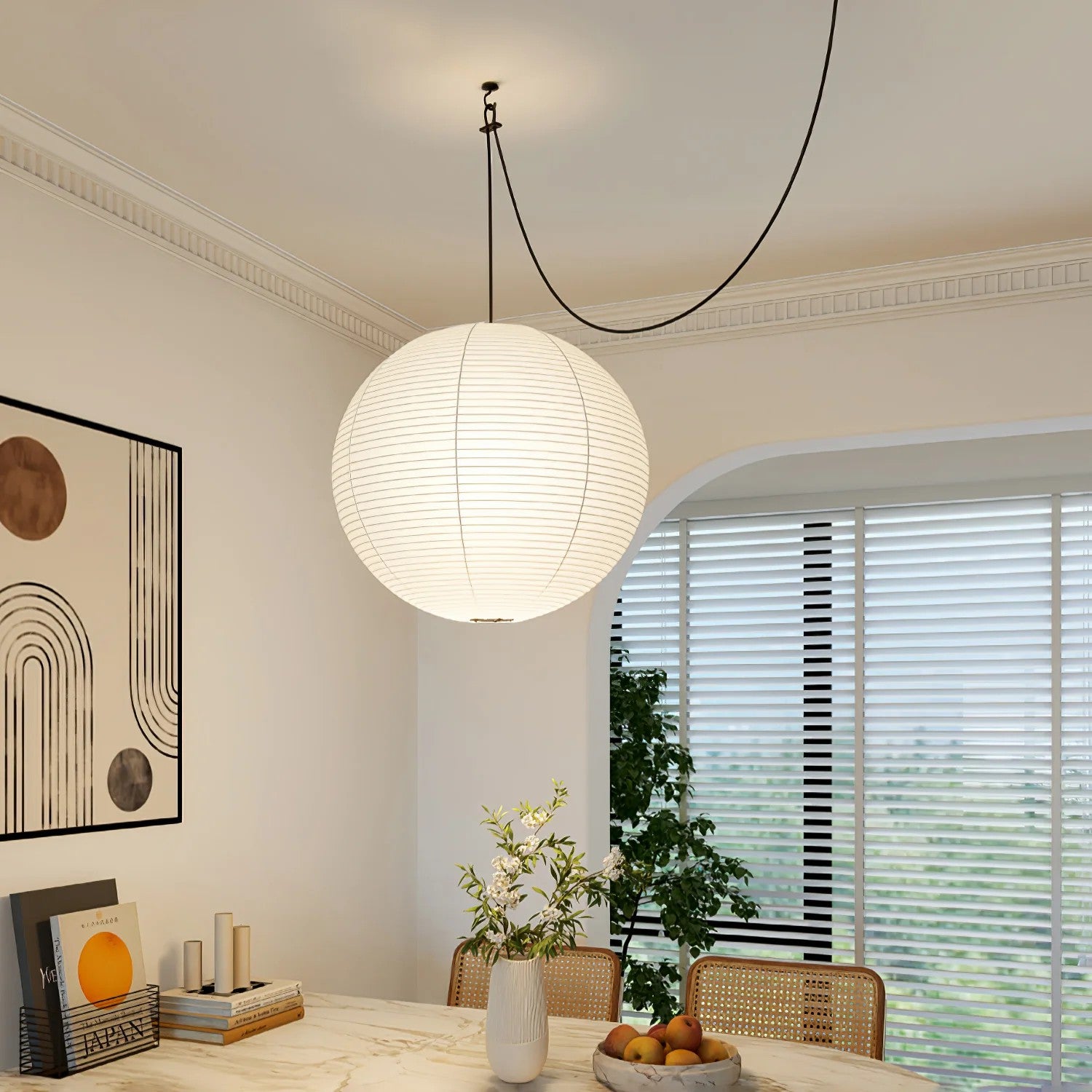 Akari A Pendant Swag Light 15.7