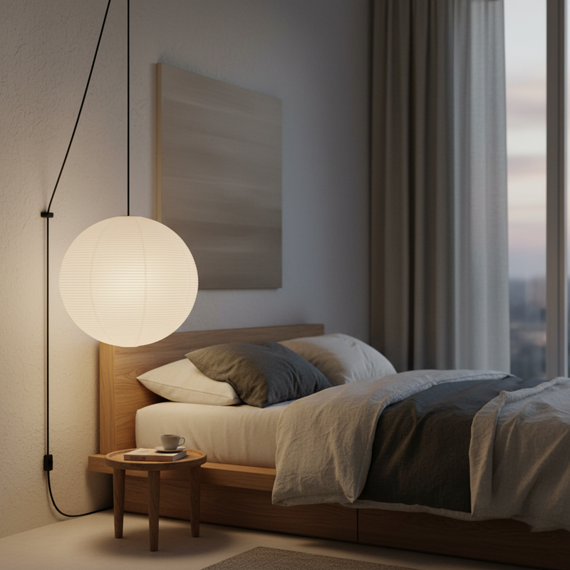 Akari A Pendant Swag Light 15.7"