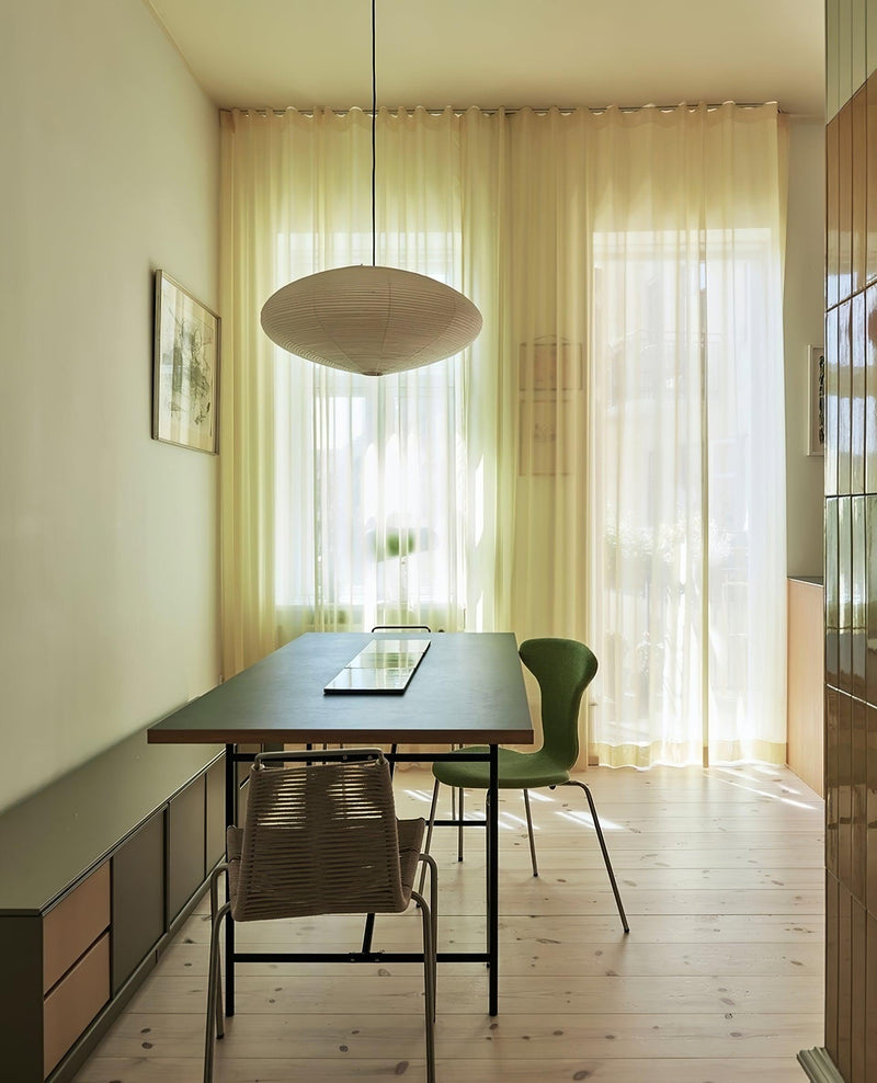 Akari Oval Pendant Light 19.7"