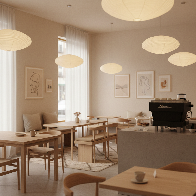 Akari Oval Pendant Light 19.7"