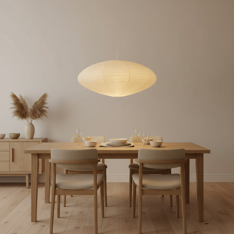 Akari Oval Pendant Light 19.7"