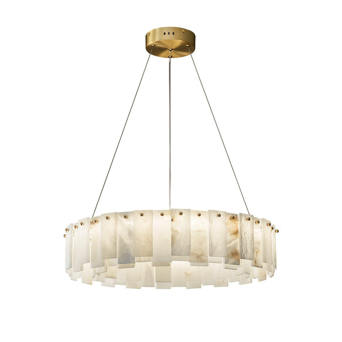 Alabaster Round Chandelier