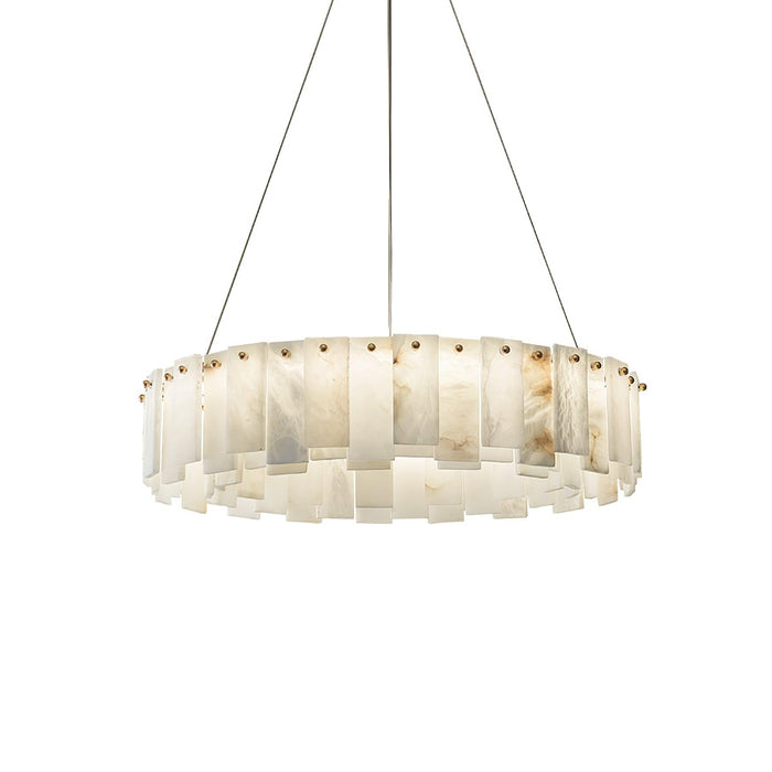 Alabaster Round Chandelier