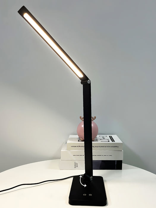 Lampe de bureau LED Aleris avec USB 13"