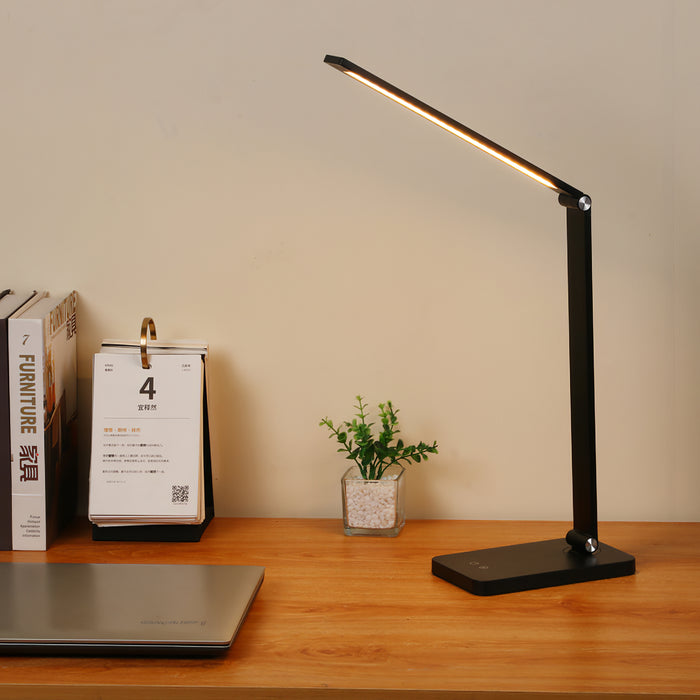 Aleris مصباح مكتبي LED مع USB 13 بوصة