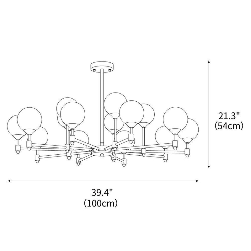 Alessio Globe Chandelier