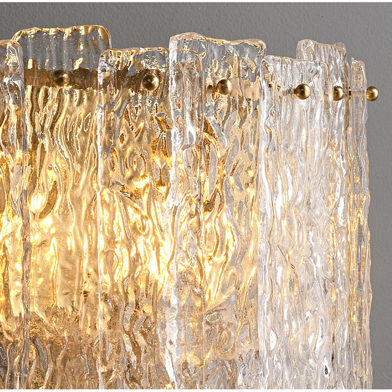 Almeria Glass Wall Light
